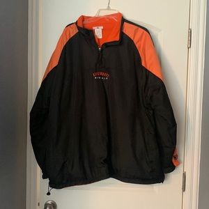 Cincinnati Bengals heavy fleece lined pullover with side zipper and bungee.